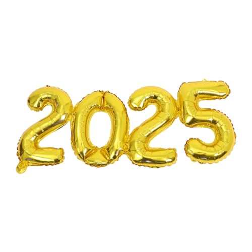 ULTECHNOVO 1 Satz 2025 Zahlenballon 2025 Luftballons Partyballons Dekorationen silvester luftballons Vorabend Party -Requisiten Luftballon zur Dekoration Aluminiumfolie Golden ULTECHNOVO 1 Satz 2025 Zahlenballon 2025 Luftballons Partyballons Dekorationen silvester luftballons Vorabend Party -Requisiten Luftballon zur Dekoration Aluminiumfolie Golden von ULTECHNOVO