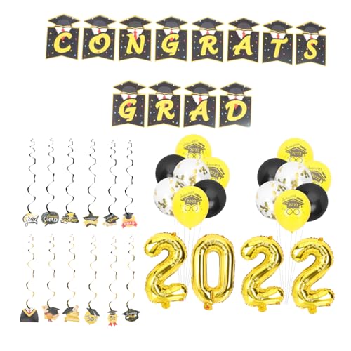 ULTECHNOVO 1 Satz Abschlussfeier Dekorationen Ballondekorationen Partyballons Zur Abschlusssaison Herzlichen Glückwunsch, Graduiertenballons Grad Ballons Colorful Emulsion ULTECHNOVO 1 Satz Abschlussfeier Dekorationen Ballondekorationen Partyballons Zur Abschlusssaison Herzlichen Glückwunsch, Graduiertenballons Grad Ballons Colorful Emulsion von ULTECHNOVO