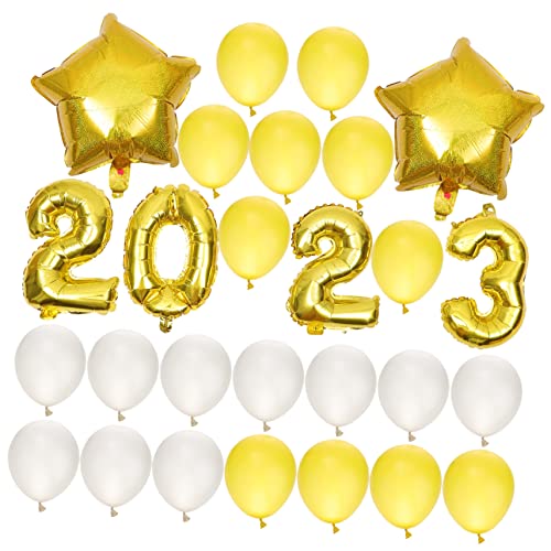 ULTECHNOVO 1 Satz Ballondekoration Party Blau Frohes Neues Jahr Dekorationen 2023 Frohes Neues Jahr Ballons Klasse Von 2023 Ballons Abschluss Ballon 2023 Emulsion Golden ULTECHNOVO 1 Satz Ballondekoration Party Blau Frohes Neues Jahr Dekorationen 2023 Frohes Neues Jahr Ballons Klasse Von 2023 Ballons Abschluss Ballon 2023 Emulsion Golden von ULTECHNOVO