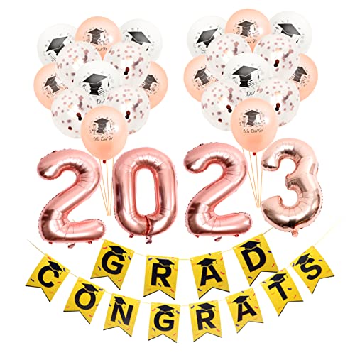 ULTECHNOVO 1 Satz Ballons der Abschlusssaison pastellorange Luftballons Staffelungs-Deckenstreamer Absolventendekorationen groß Diplom-Ballon Ballon-Abschluss Papier Rose Gold ULTECHNOVO 1 Satz Ballons der Abschlusssaison pastellorange Luftballons Staffelungs-Deckenstreamer Absolventendekorationen groß Diplom-Ballon Ballon-Abschluss Papier Rose Gold von ULTECHNOVO