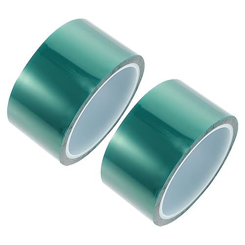 ULTECHNOVO 1 Satz Klebeband Aus Harz Schutzfolien Dichtungsbänder Schutzband Heat Resistant Tape Klares Abdeckband Barriere Drähte Thermoband Klebeband Für Platine Das Haustier Green 2 Rollen von ULTECHNOVO