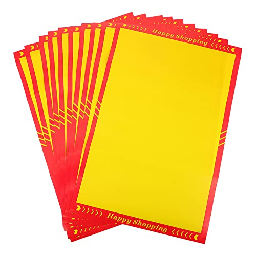 ULTECHNOVO 1 Satz Pop-poster Preisschild Werbeaktion Verkaufsfördernde Werbeposter Werbepapieretiketten Werbeplakate Große Werbeschilder Werbe-tags Werbekarten Beschichtetes Papier Rot 10st von ULTECHNOVO