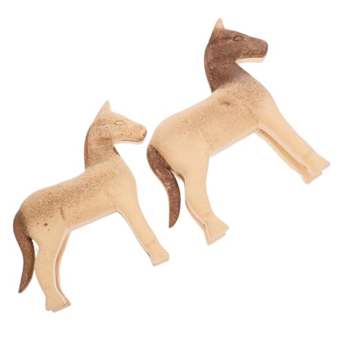 ULTECHNOVO 1 Satz Tierornamente Aus Holz Tiere Aus Holz Pferdestatuen Wohnkultur Tierisches Handwerk Mini-pferdefiguren Hölzern ULTECHNOVO 1 Satz Tierornamente Aus Holz Tiere Aus Holz Pferdestatuen Wohnkultur Tierisches Handwerk Mini-pferdefiguren Hölzern von ULTECHNOVO