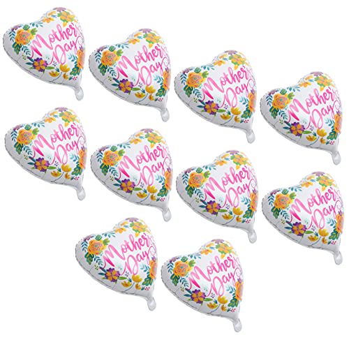 ULTECHNOVO 10 Stück Folienballons Glückliche Luftballons zum Muttertag Pastell Ballon zum Muttertag Rosa Muttertagspartyzubehör Muttertagsdekorationen im Freien Aluminiumfolie ULTECHNOVO 10 Stück Folienballons Glückliche Luftballons zum Muttertag Pastell Ballon zum Muttertag Rosa Muttertagspartyzubehör Muttertagsdekorationen im Freien Aluminiumfolie von ULTECHNOVO