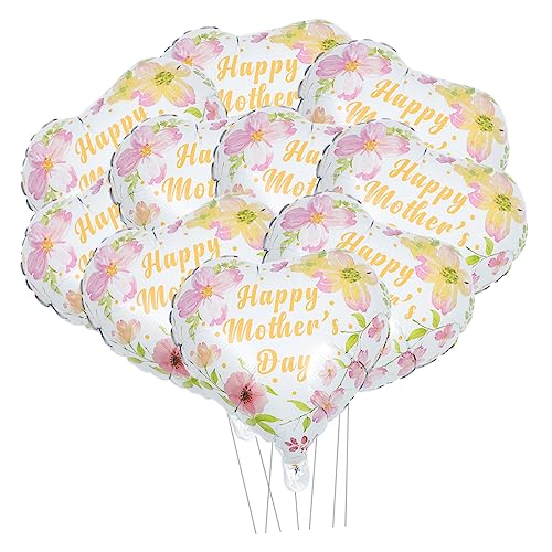 ULTECHNOVO 10 Stück Folienballons Pastell Party Mama Ballondekoration Und Luftballons Farben Für Rosa Gastgeschenke Zum Muttertag Runde Luftballons Uv Aluminiumfolie ULTECHNOVO 10 Stück Folienballons Pastell Party Mama Ballondekoration Und Luftballons Farben Für Rosa Gastgeschenke Zum Muttertag Runde Luftballons Uv Aluminiumfolie von ULTECHNOVO