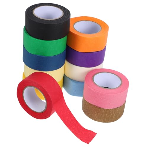 ULTECHNOVO 12 Rollen Papierplaner Liefert Klebeband Dekoration Geschenkband Für Washi Tape von ULTECHNOVO