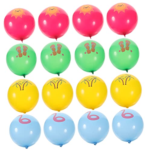 ULTECHNOVO 16 Stück Gefälligkeiten Für Geburtstagsballons Schwimmbad Pastell Dekorationen Ballons Mit Hawaii-thema Feier Ballon Luftballons Für Geburtstagsfeiern Emulsion ULTECHNOVO 16 Stück Gefälligkeiten Für Geburtstagsballons Schwimmbad Pastell Dekorationen Ballons Mit Hawaii-thema Feier Ballon Luftballons Für Geburtstagsfeiern Emulsion von ULTECHNOVO