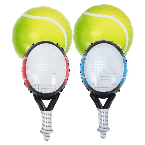 ULTECHNOVO 1Satz Aufblasbares Tennisballon Set für Sportpartys Teiliges Set mit Grünen Tennisballons und Schlägern Leuchtenden Farben Dekoration für Geburtstagsfeiern ULTECHNOVO 1Satz Aufblasbares Tennisballon Set für Sportpartys Teiliges Set mit Grünen Tennisballons und Schlägern Leuchtenden Farben Dekoration für Geburtstagsfeiern von ULTECHNOVO