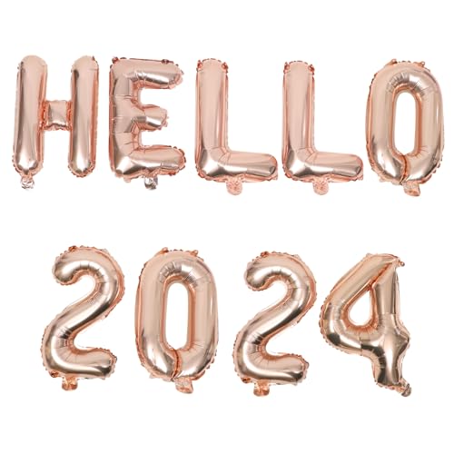 ULTECHNOVO 1Satz Folienballon Teiliges Partydekor für Neujahrsfeiern Luftballons Roségold für Festliche Anlässe für Unvergessliche Feiern ULTECHNOVO 1Satz Folienballon Teiliges Partydekor für Neujahrsfeiern Luftballons Roségold für Festliche Anlässe für Unvergessliche Feiern von ULTECHNOVO