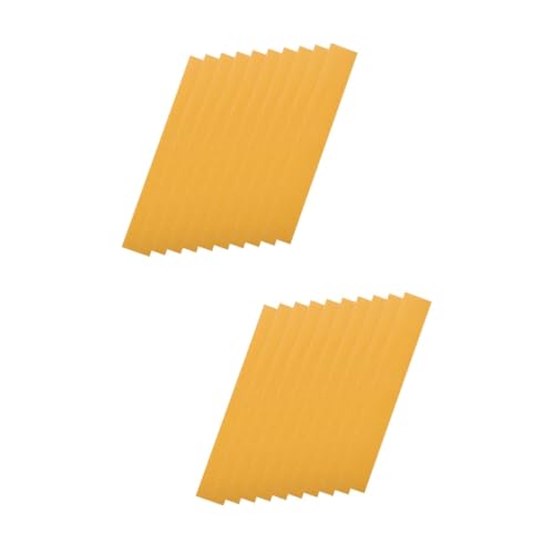 ULTECHNOVO 2 Sätze Doppelseitiges Klebeband Papier Doppelseitiges Klebeband Strapazierfähig Holzbearbeitungswerkzeuge Streifen Zubehör Für Tischkreissägen Nullband Yellow Pvc 10 Stück * 2 von ULTECHNOVO