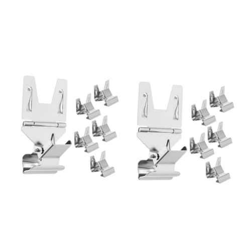 ULTECHNOVO 2 Sätze Etikettenhalter Zeichenclip Preisclips Preisschildständer Einzelhandelsbedarf Schilderhalter Steht Clips Für Einzelhandelsschilder Galvanisiertes Eisen Silver 6 Stück * 2 von ULTECHNOVO