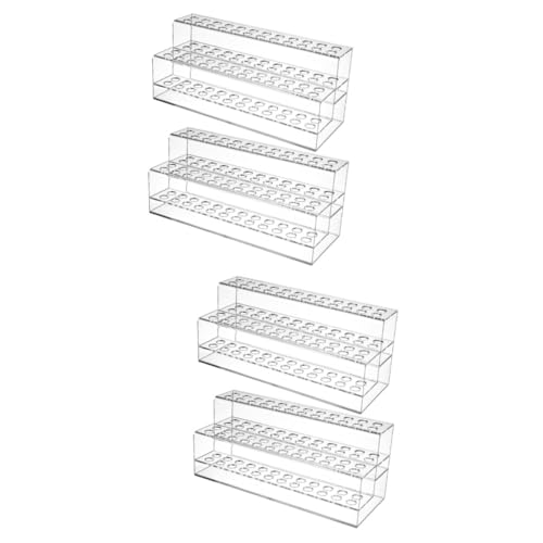 ULTECHNOVO 2 Sätze Stifthalter Stift-organizer-ständer Textmarker Make -up -bürstenhalter Stand Stifteständer Pinselablage Make-up-pinselhalter Stiftorganisator Acryl Transparent 2 Stücke * 2 von ULTECHNOVO