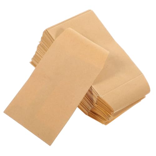 ULTECHNOVO 200St Samenhülle mini umschläge briefumschlag Saatgutumschlag Kleine Samenverpackung Taschenumschlag Umschläge zur Aufbewahrung von Münzen Aufbewahrungsumschläge Kraftpapier Brown von ULTECHNOVO