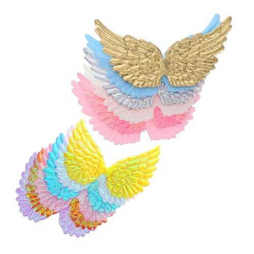 ULTECHNOVO 24 Stück Teiliges Mini Flügel Patches für Diy und Party Dekoration Vielseitige Applikationen für Rucksäcke und Bastelprojekte für Feiern und Anlässe ULTECHNOVO 24 Stück Teiliges Mini Flügel Patches für Diy und Party Dekoration Vielseitige Applikationen für Rucksäcke und Bastelprojekte für Feiern und Anlässe von ULTECHNOVO