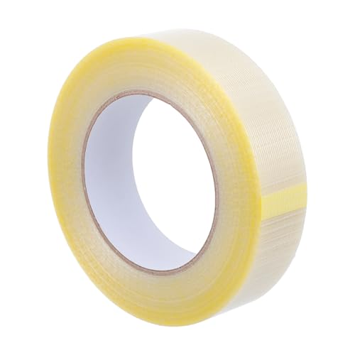 ULTECHNOVO 2St Klebeband Multifunktional Spender doppelseitiges Teppichband Hochleistungsband Packband klar packing tape paketband dichtungsbänder packetkleband Netzstreifenband Glasfaserband von ULTECHNOVO