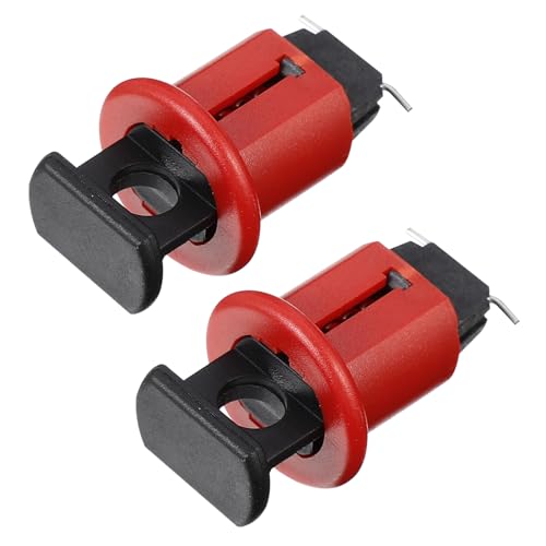 ULTECHNOVO 2st Mcb-sperre Breaker-lock-zubehör Breaker-zubehör -zubehör Kleiner Sicherungsstift Unterbrechersperre -schnalle Unterbrecher-sperrstift Rot Pa-nylon von ULTECHNOVO