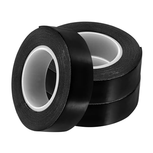 ULTECHNOVO 3 Rollen Selbstklebendes Klebeband Bänder Wasserfestes Klebeband Kabelbaum Klebeband Dichtungsband Wasserdichtes Klebeband Multifunktionales Isolierband Drahtband Gummi Black von ULTECHNOVO