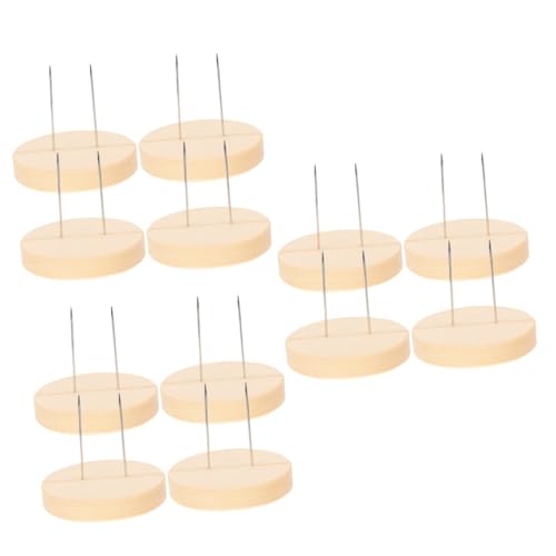 ULTECHNOVO 3 Sätze -displayständer Puppenständer Puppenhalter Präsentationsständer Für Häkelpuppen Puppenregal Häkelpuppen-display-basis Puppenfigurenständer Metall Beige 4 Stück * 3 von ULTECHNOVO