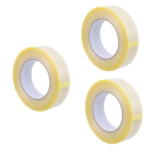 ULTECHNOVO 3St Klebeband packing tape paketband verpackungsband Verstärkungsband dichtungsband Bündelband Multifunktional Packband klar Bandspender Befestigungsband Verpackungs Band Glasfaser von ULTECHNOVO