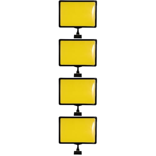 ULTECHNOVO 4 Stück Preisschild preisaufsteller tags Werbeschild werbung Geschäft ad Schlüsselbänder Medaillenanzeige Steinhalter Staffelei stehen Regal Preisständer Schilderständer Abs von ULTECHNOVO