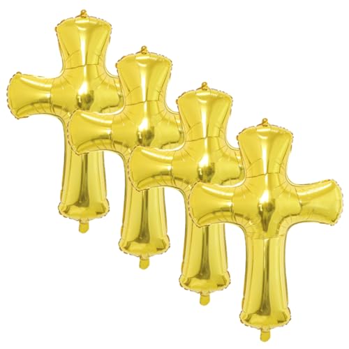 ULTECHNOVO 4Stücke Kreuzförmige Folienballons für Taufen und Ostern Aluminiumballons für Kinderpartys und Dekoration Langlebig für Fotohintergründe ULTECHNOVO 4Stücke Kreuzförmige Folienballons für Taufen und Ostern Aluminiumballons für Kinderpartys und Dekoration Langlebig für Fotohintergründe von ULTECHNOVO