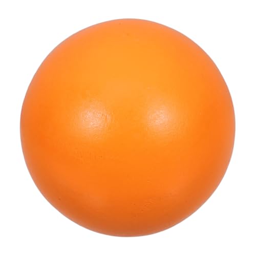 ULTECHNOVO Holzkugel Billardball Holzhandwerk billardtisch tischtennisball Billardkugel Golfball Kugeln aus Hartholz runde Kugel aus Holz Bälle basteln Holzperlen Holz runden DIY-Ball Orange von ULTECHNOVO