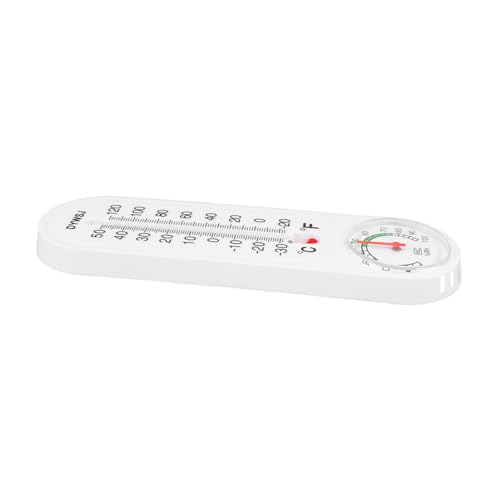 ULTECHNOVO Temperatur- und Luftfeuchtigkeitsanzeige runde Palette Farbpalette Hochpräzises Thermometer Genaues Thermometer Kompaktes Hygrometer Außenhygrometer Gewächshaus-Thermometer Plastik von ULTECHNOVO