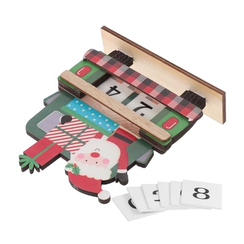 ULTECHNOVO Weihnachtlicher Countdown Holz Schild mit Santa Truck Ornament Interaktiver Adventskalender für Weihnachten Dekorative Tischmitte für Festliche Anlässe ULTECHNOVO Weihnachtlicher Countdown Holz Schild mit Santa Truck Ornament Interaktiver Adventskalender für Weihnachten Dekorative Tischmitte für Festliche Anlässe von ULTECHNOVO