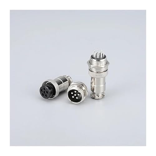 5/10/100Set GX12 GX16 GX20 2 3 4 5 6 7 8 9 10 12 14 15 Pin Male&Female Docking Aviator Socket Circular Connector(GX12,10 SETS(MALE FEMALE)_10P) von ULVOWZSTZ