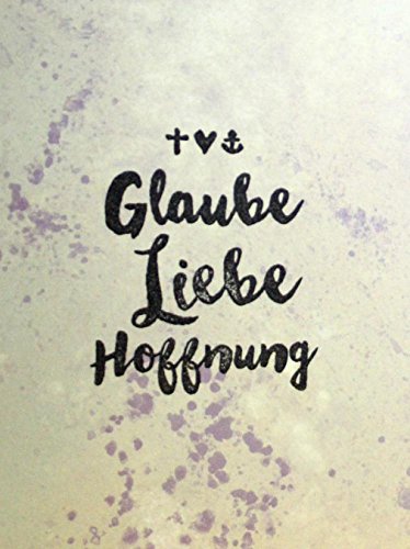 UMR-Design ST-072 Glaube Liebe Hoffnung Stempel Stamp Grösse S 4,5cm x 5cm von UMR-Design