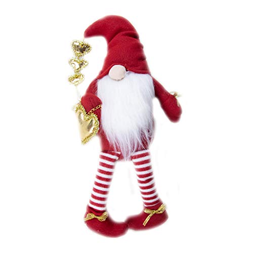 UNFAIRZQ Schwedische skandinavische Weihnachts-Nisse Plüsch Valentinstag Ornamente von UNFAIRZQ