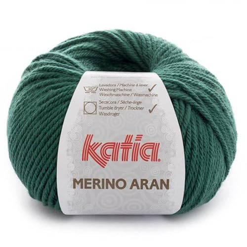 Merino ARAN Wolle Katia Smaragd 82 von UNGROL