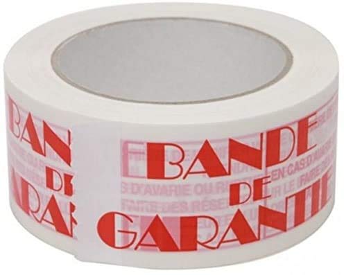 6 Rollen Adhesive Französisch in Garantieband 48 x 100 metres- Rolle für die Verpackung, Versand, Lieferung - hohe Qualität Klebebands von UNIVERS GRAPHIQUE