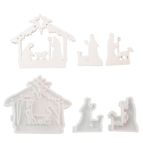 3 x Set Jesus-Taufgussformen, handgefertigt, religiöse Silikonformen, parfümiert für Kuchendekorationen 3 x Set Jesus-Taufgussformen, handgefertigt, religiöse Silikonformen, parfümiert für Kuchendekorationen von UNTERING