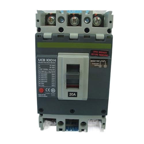 UOUOBEAR Marine Circuit Breakers Plug-in UCB100H 3P 20A for Marine Electrical Applications UOUOBEAR Marine Circuit Breakers Plug-in UCB100H 3P 20A for Marine Electrical Applications von UOUOBEAR
