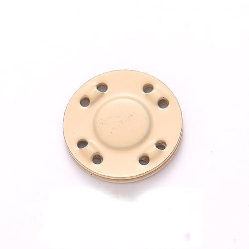 12,5/21/25mm Magnetische Kleidung Unsichtbare Magnetknöpfe Druckknöpfe Knöpfe für DIY Kleidertasche Mantel Nähen-Beige-12.5 MM 2 Stück von UPCOT