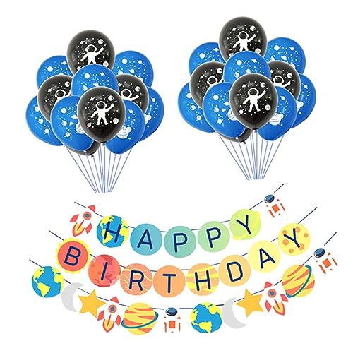 UPKOCH 1 Latte-Ballon-Set Babyballons Geburtstagsparty-Zubehör alles zum geburtstag dekor kindergeburtstags dekoration luftballons Geburtstagsparty liefert Partyballons Emulsion Blue von UPKOCH