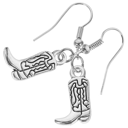 UPKOCH 1 Paar Lustige Ohrringe Cowgirl Ohrringe Für Frauen Western Haken Piercing Ohrring Mädchen Ohrringe Baumelnde Ohrringe Für Frauen Stiefelschmuck Für Frauen Rodeo Outfits von UPKOCH