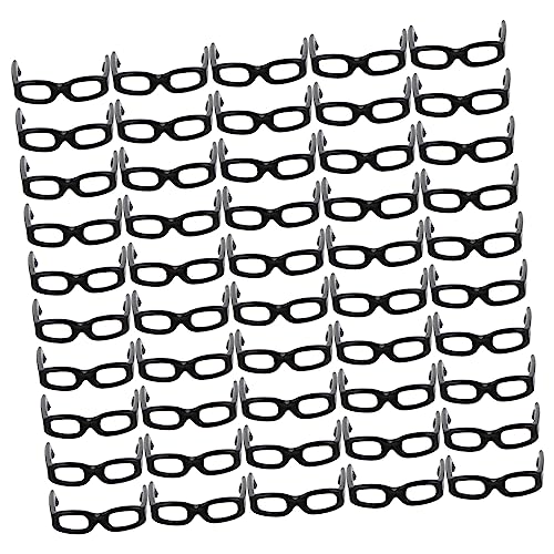 UPKOCH 1 Packung Puppe Kopfhörer bastel Set für Craft Set photostickomni - Zubehör Requisiten zum Ankleiden von Puppen Brille Plastik Black von UPKOCH