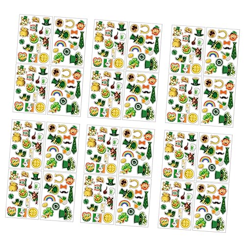 UPKOCH 1 Satz 20St Weihnachtsmann-Geschenkaufkleber Scrapbooking Sticker Scrapbook Stickers Kleinkinderschürze Patrick s Day Fenster haftet Geschenktüten Etiketten Urlaubsaufkleber Irland von UPKOCH