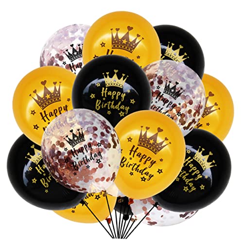 UPKOCH 1 Satz Ballon-konfetti-set Roségoldener Ballon Ballondekoration Zum Geburtstag Luftballons Zum Ersten Geburtstag Konfettiballons Zum Geburtstag Dekorative Luftballons Emulsion von UPKOCH