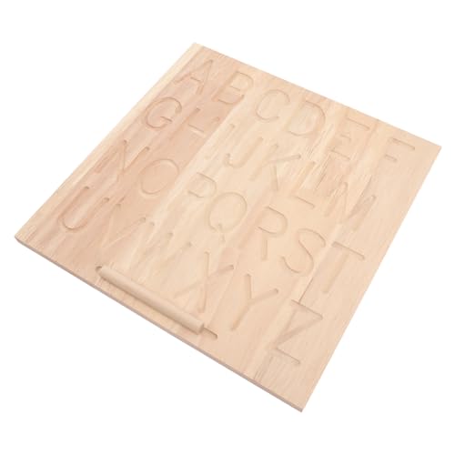 UPKOCH 1 Satz Kalligrafietafel aus Holz pädagogisches Schreibgeräte für Kleinkinder Übungsbrett für Buchstaben Zeichenbrett für Buchstaben Alphabet-Übungsbrett von UPKOCH