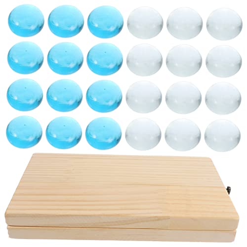 UPKOCH 1 Satz Mankala Mancala-brettspiel Holz Mancala Familienspiele Für Kinder Und Erwachsene Perlenspiel Aus Holz Kinderspielzeug Familienbrettspiele Kinder Mancala Schach Glasperlen von UPKOCH