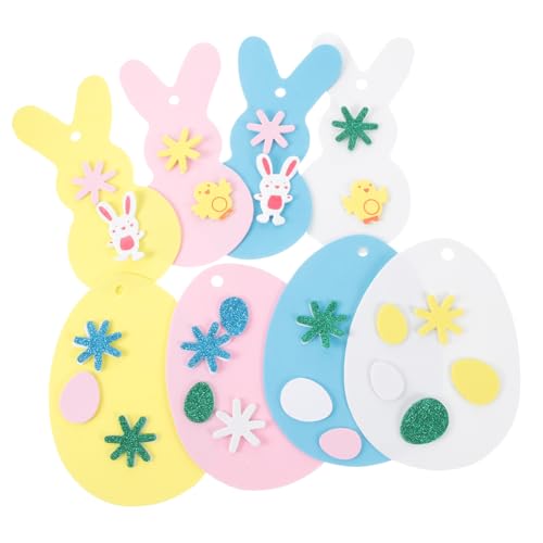 UPKOCH 1 Satz Osterdekoration Ostern Easter Bunny ostergeschenke ozdoby wielkanocne Easter Eggs Unfertige DIY-Ostereier Einzigartiges DIY-Ostereierangebot Ostern DIY Eva von UPKOCH