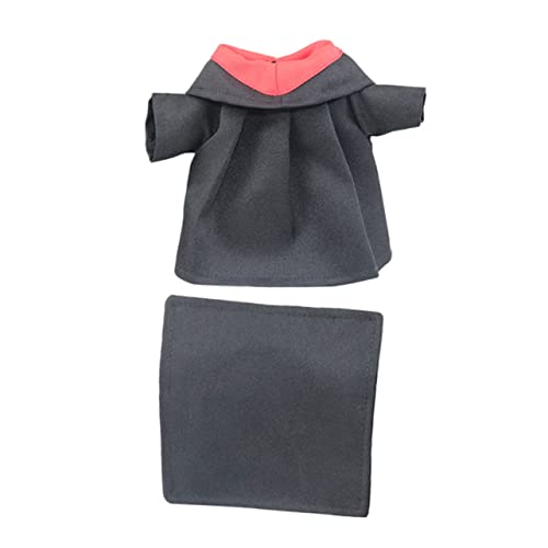 UPKOCH 1 Satz Puppenkleidung Puppen Kleidung Puppen Klamotten Puppenbekleidungsset Puppenabschlussset Puppenabschlussoutfit Puppenkleider Puppenoutfits Puppenmütze Kleidung Stoff Black von UPKOCH