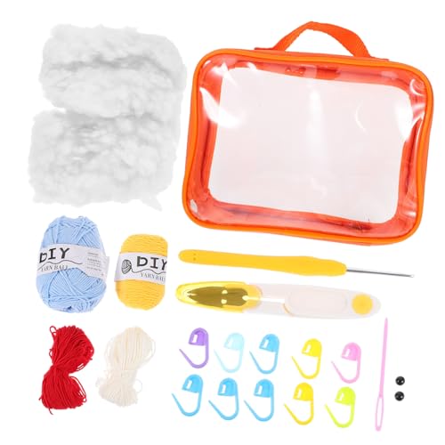 UPKOCH 1 Satz Wollmaterialpaket DIY-Häkelset Häkeltier-Kit Häkelset für Anfänger Häkelsets für Erwachsene kawaii häkeln Strickset für Erwachsene Häkelset für die Dekoration Garn von UPKOCH