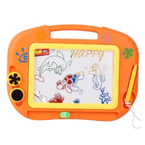 UPKOCH 1 Satz magnetisches Whiteboard schreibtafel schreib tablet Kinderzeichnungsbrett Magnetisches Malbrett Kinderschreibtafel magnetisches Zeichenbrett Orange von UPKOCH