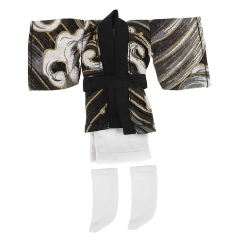 UPKOCH 1 Set Kleidung Kimono Set Plüsch Puppenanzug Anzieh Puppenversorgung Puppenkleidung Puppen Umkleidekostüm Japanische Puppen Kimono Kleidung Puppen Kimono Yukata von UPKOCH