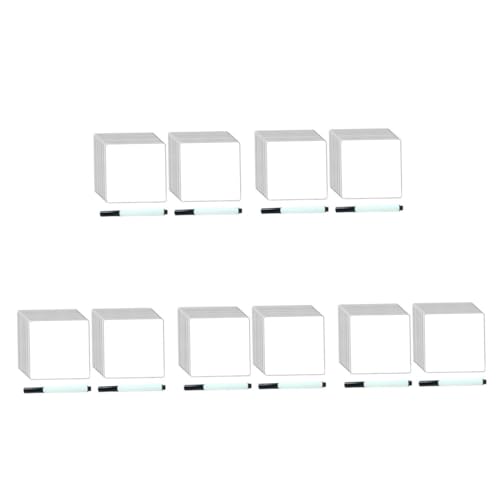 UPKOCH 10 Sätze Whiteboard-Aufkleber Whiteboard-Etikettenaufkleber Aufkleber für trocken abwischbare Etiketten wiederverwendbare sticker Wandtattoo trocken abwischbare Notizen PVC Weiß von UPKOCH