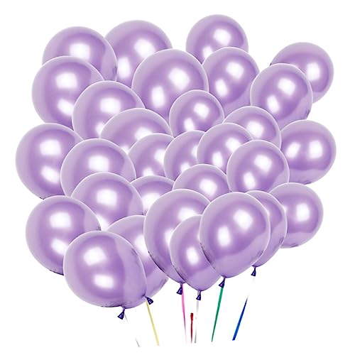 UPKOCH 100 Stk Hochzeitsballon Partyballons Hellviolette Luftballons Konfettiballons Luftballons Für Den Junggesellinnenabschied -mädchen-luftballons Dunkelviolette Luftballons von UPKOCH